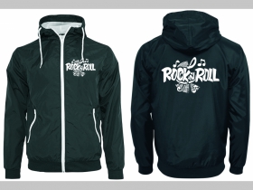 Rock n Roll šuštiaková bunda čierna materiál povrch:100% nylon, podšívka: 100% polyester, pohodlná,vode a vetru odolná